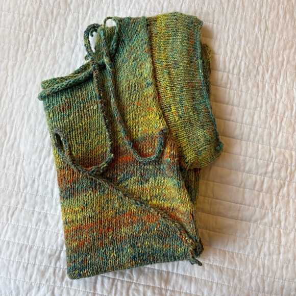 Hand Knit Wrap Tunic Top - Picture 7 of 8